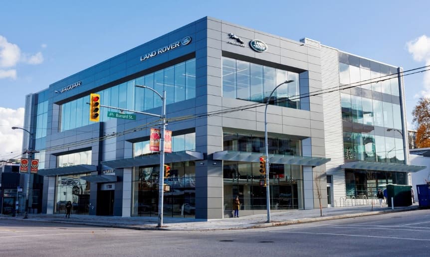 JLR Glass Installation