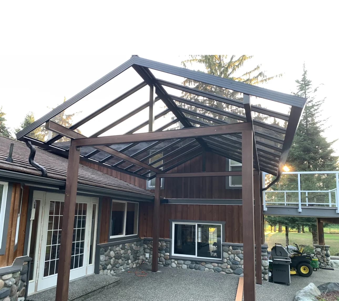 Contemporary Patio Integration